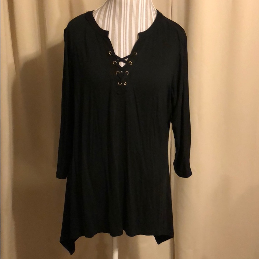 Black Tunic Top